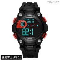 นาฬิกาผู้ชาย Mingrui student movement electronic watch waterproof led luminous male 8560 multi-function timing alarm clock calendar