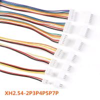 10Sets JST XH2.54 XH 2.54mm Wire Cable Connector 2/3/4/5/7 Pin Pitch Male Female Plug Socket 20cm Wire Length 26AWG