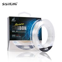 [HOT LIAXLLWISAAZH 534] 100 Fluorocarbon สายตกปลา50M 100M Forocarbon Monofilament สายตกปลาผู้นำ Fast Sinking Line ปลาคาร์พผู้นำสาย