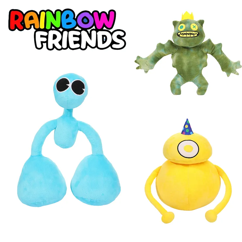 SHORT PLUSH ROBLOX Rainbow Friends Villain Soft Doll For Kids Xmas