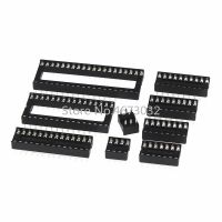 10pcs IC seat 6 8 14 16 20 24 28 32 40 pin 2.54 mm PIN Pitch MCU socket chip base ic sockets slot