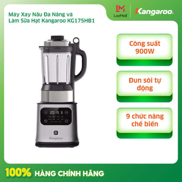Máy Xay Nấu Đa Năng và Làm Sữa Hạt Kangaroo KG175HB1 – 1.75 Lít – Công suất 900W – 9 tốc độ xay