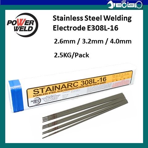 POWERWELD STAINARC Stainless Steel Welding Electrode 308L-16 (2.6mm / 3 ...