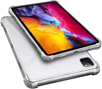 Case สำหรับ iPad Pro 12.9 นิ้ว 2020,มีความยืดหยุ่นนุ่มใส TPU ล้างปกหลังสำหรับ iPad Pro 12.9 2020 ชัดเจน