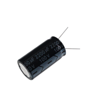 5PCS 2200UF 100V 2200MFD 100โวลต์22*40Mm อลูมิเนียม Electrolytic Capacitor 2200mf100v 100v2200mf 2200uf100v 100v2200uf