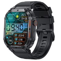 Smart Watch K57 Pro Men 1.96 นิ้ว 400mAh Heart Rate หน้าจอ ออกซิเจนในเลือด IP68 นาฬิกาจับเวลากลางแจ้งกันน้ํา Weather Sport Smartwatch