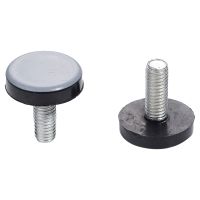 6Pcs PTFE Bottom Furniture Thread Levelers Adjustable Furniture Glide Leveling Feet Pads for Tables Cabinet Sofa Chair Legs Electrical Connectors