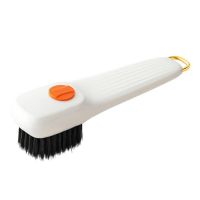 Press Type Practical Durable Household Portable Cleaning Brush Bathing Shoe Brush Convenient Multifunction Home Furnishing Brush Shoes Accessories