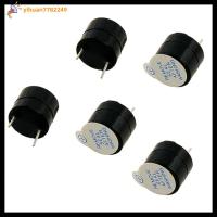 YIHUAN7782249 5pcs ขั้ว2ขั้ว Piezo Buzzer 5V ค่ะ 129.5มม. เสียงกริ่งต่อเนื่อง ปลั๊กอิน เอบีเอสเอบีเอส เสียงกริ่ง