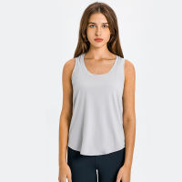 NCLAGEN 2022 Women Yoga Vest Loose Tank Gym Sports Top Camisoles Breathable Quick Drying Smock Workout T-shirt Fitness Blouse