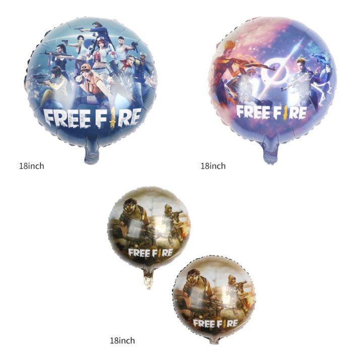 Free Fire PUBG COD Call of Duty Fortnite Roblox PS4 Shooting Game Foil  Birthday Party Decoration Balloon