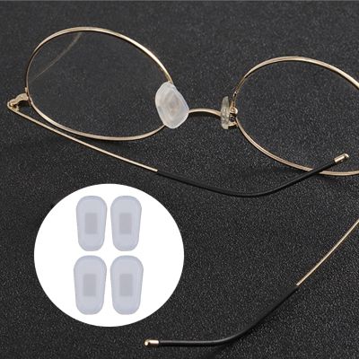10 Pair Push-in Eyeglass Nose Pads Soft Silicone Air Cushion Glasses Replacement J78F