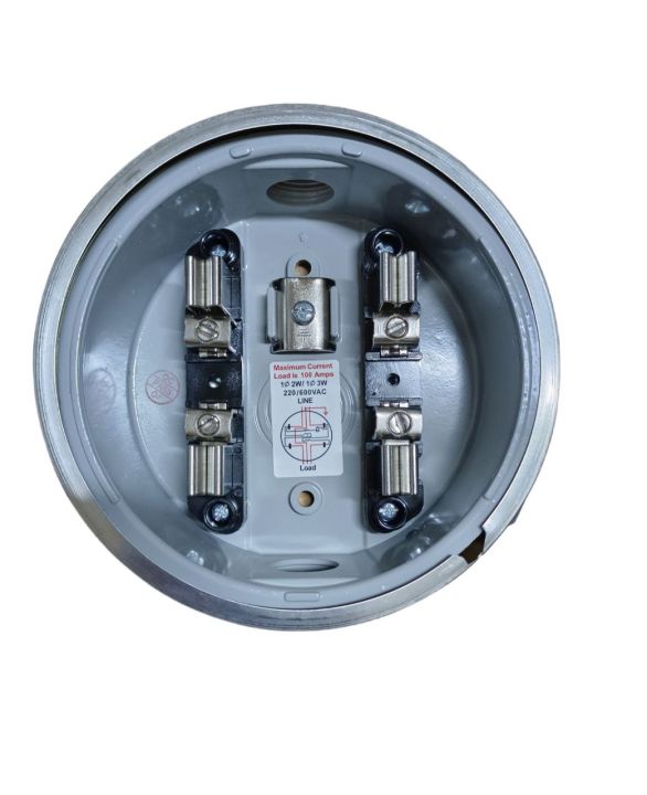 Round Meter Base 1", Electrical Meter Base, KWH Meter base 1" Hub Size