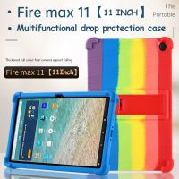 สำหรับ Amazon Fire ขนาดสูงสุด11นิ้ว2023รุ่น13th เคสแบนทำจากซิลิโคน2023ป้องกันการตกขนาด11นิ้ว