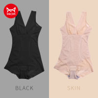 [MiiOW] ผู้หญิงสูงเอวกางเกง Bodysuits พร้อมหัวเข็มขัด Shaper กางเกงควบคุม Clincher เอวรัดตัวเข็มขัดกระชับสัดส่วนเซ็กซี่ชุดชั้นใน S0103