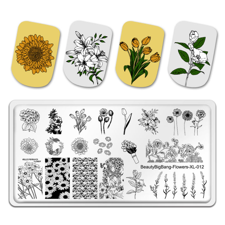 beautymalls-beautybigbang-nail-stamping-plates-nail-art-stamping-plate-template-manicure-flower-leaves-plants-beautybigbang-flowers-xl-012