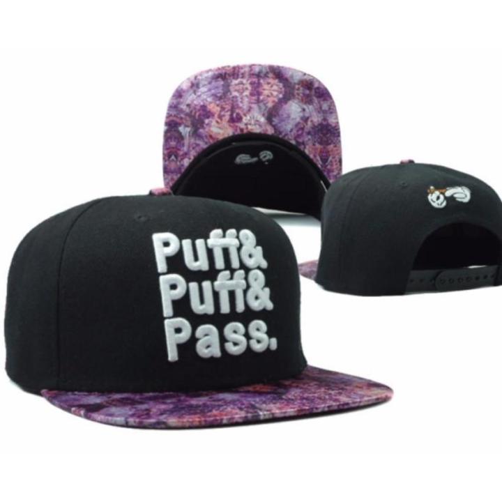 หมวกแก๊ป CAYLER & SONS - Puff&Puff&Pass - Hip Hop Snapback  Cap