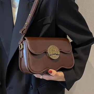 Retro Commuter Handbag Womens New Postman Briefcase One Shoulder