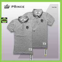 Rudedog เสื้อคอกลม ชาย หญิง  รุ่น Prince  สีเทาอ่อน