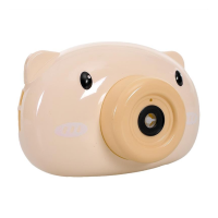 Automatic Funny Cute Cartoon Pig Animal Soap Children Bubble Maker Camera Bath Wrap Machine Toys Bubble Gifts for Kids and Girls