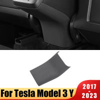 สำหรับ Tesla รุ่น3รุ่น Y 2021 2022 2023ภายใน Armrest กล่องที่นั่งด้านหลัง Anti-Kick Kickproof ป้องกันหนังอุปกรณ์เสริม