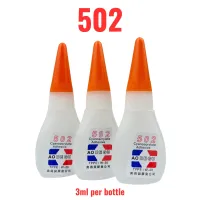 3ML 502 Fast Dry 1/3/5/10 Bottles Instant Super Glue Jewelry Shoes Transparent Adhesive