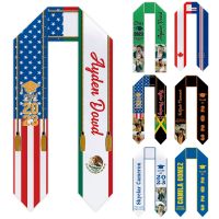 Custom Stoles for Graduation 2023 Congratulation Gifts Personalized Country Flags Photo Sash We are Proud of You