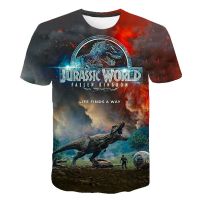 2023 Customized Fashion New Jurassic Park 3D Print T-shirt Jurassic World Dinosaur Men Women  T Shirt Kids Children，Contact the seller for personalized customization