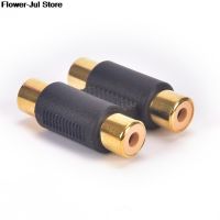 2 Head Double Dual RCA Female To Female Audio Connector Adaptor Phono Coupler Video Connector Plug Socket RCA Phono Twin Coupler