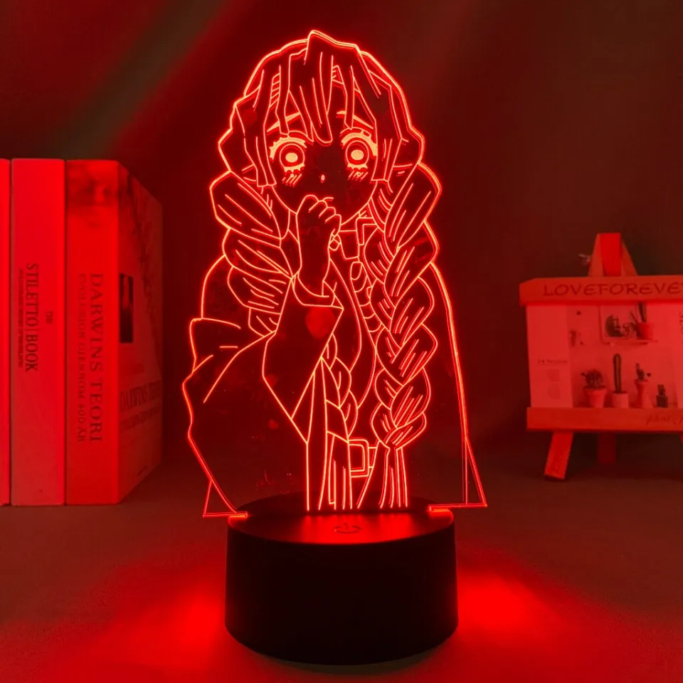 Anime Demon Slayer kochou Shinobu hình LED 3D ánh sáng ban đêm Manga  figurine bảng đèn trẻ em trẻ em Quà tặng phòng ngủ trang trí nội thất đèn  ngủ | Lazada.vn
