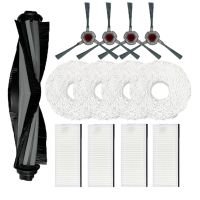 Main Brush Side Brush Filter and Mop Cloth Replacement Parts for Ecovacs Deebot N9+ Yeedi K10 Robotic Vacuum Cleaner