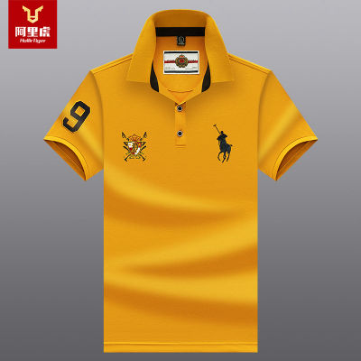 Mens 2022 Summer New Embroidery Spot Solid Color Short-sleeved Business Fashion Casual Mens Polo Shirt mens t shirt футболка