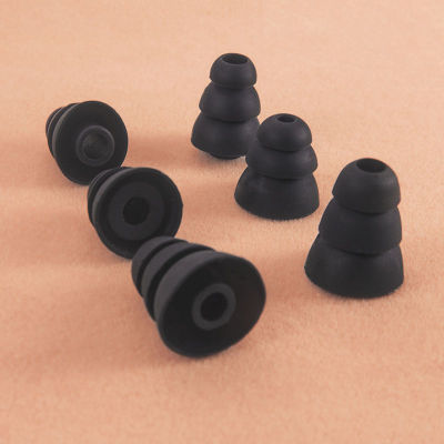 12pcs Silicone In-Ear Earphone Covers Cap Replacement Earbud Bud Tips Earbuds Headphone Ear Tip Three Layer Ear tips