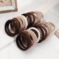 【CC】♙♤  20PCS/Set 4cm Hair Bands Gradient Elastic Headband Accessories Ponytail Holder Headwear