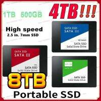 แผ่นฮาร์ดไดรฟ์ความเร็วสูง8เทราไบต์ SSD Sata 4TB ใหม่ Sata 2.5นิ้ว Ssd TLC 628โซลิดสเตทไดรฟ์ภายในเมกะไบต์/วินาทีสำหรับแล็ปท็อปและเดสก์ท็อป