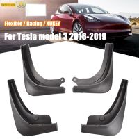 OE สไตล์แม่พิมพ์รถ Mud Flaps สำหรับ Tesla รุ่น3 2016 2017 2018 2019 Mudflaps Splash Guards Flap Mudguards รถจัดแต่งทรงผม