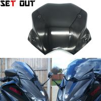 1x อุปกรณ์เสริมรถจักรยานยนต์กระบังแสงกระจกบังลมหน้าสำหรับ Yamaha TMAX 530 TMAX530 T-MAX530 SX DX 2012 2013 2014 2015 2016