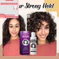 BRENDONAN ผลิตภัณฑ์ผมหยิกหยักผม Curl Moisturizer สีผมซ่อม Frizz Control Sculpting Curly Hair Mousse Curl Hair Boost Defining Cream