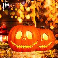 ถังฟักทอง halloween pumpkin ฮาโลวีน เรืองแสงในที่แคบ สร้างสรรค์และสร้างสรรค์ เครื่องประดับสำหรับตกแต่ง อุปกรณ์ปาร์ตี้ปาร์ตี้ ห้างสรรพสินค้าช้อปปิ้งเล็ก สำหรับปาร์ตี้ที่บ้าน ของขวัญสำหรับเด็ก โคมไฟฟักทองฟักทอง ตกแต่งฮาโลวีน แจ็ค-โอ-แลนเทิร์น ไฟแอลอีดี