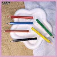 CXXP 6PCS/Set สามารถเขียนได้ กิ๊บหนีบผม มีสี ทรงดินสอรูปทรง คลิปหนีบผม ที่มีคุณภาพสูง Barrettes บาร์เร็ตต์ สำหรับเด็กๆ