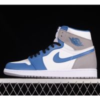 2023 2023 Original J 1 R High OG "True Blue" High Cut Basketball Shoes Casual Sneakers for Men Women