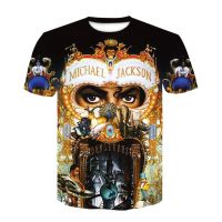 2021 New Popular T Shirt Michael Jackson Dangerous Album Cover Men Women 3D Print Fashion Hip Hop Brand Fashion Tshirt Harajuku