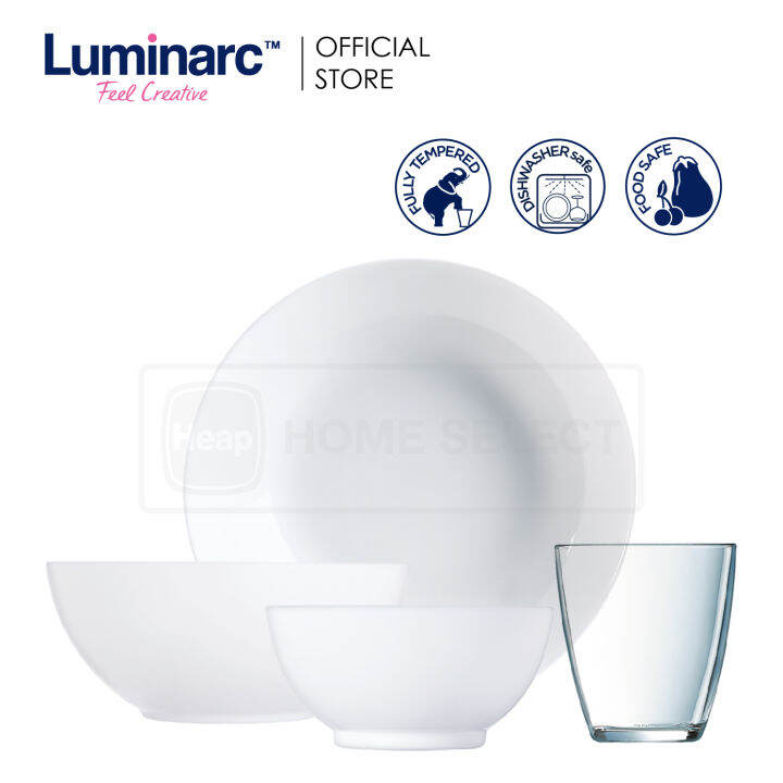 LUMINARC EVERYDAY 14PC DINNER SET / V3856 | Lazada