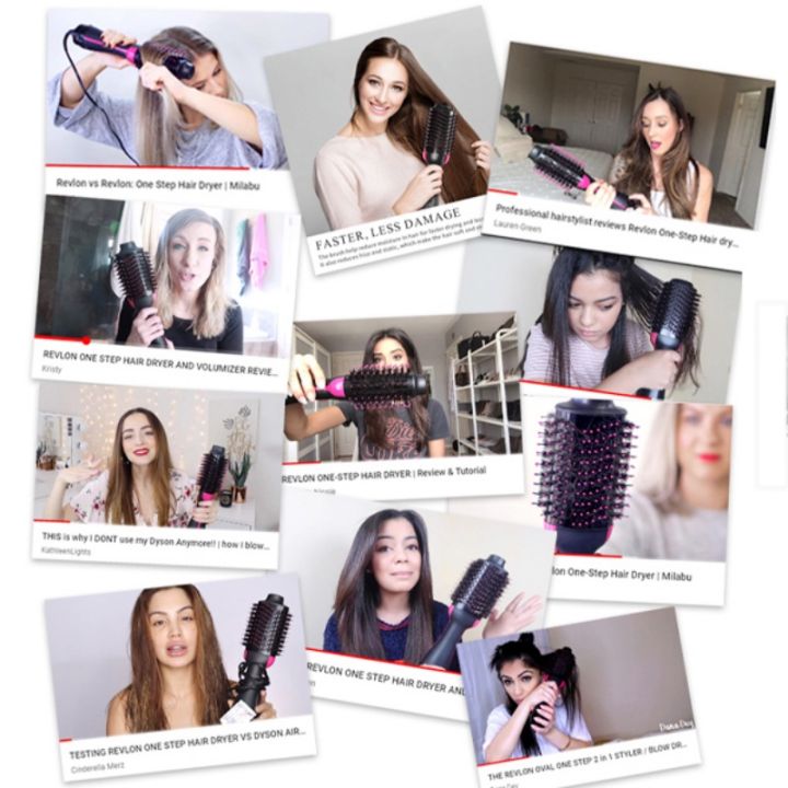 smilewil-พร้อมจัดส่ง-หวีไดร์-แปรงไดร์-ไดร์ตรง-เป่าแห้ง-ทำวอลลุ่ม-one-step-hair-dryer-and-styler-4in1