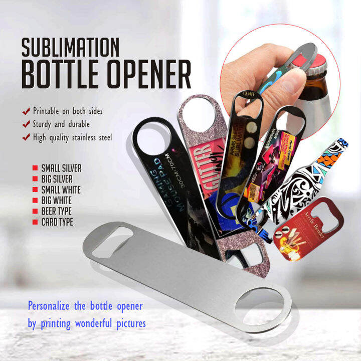 Digiprints PH】Blanks Sublimation Stainless Steel Bottle Opener