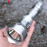 Yupard ใต้น้ำกันน้ำดำน้ำนักดำน้ำ XM-L2 LED T6 LED เหลืองแสงไฟฉายไฟฉายโคมไฟ AAA 18650แบตเตอรี่แบบชาร์จไฟ