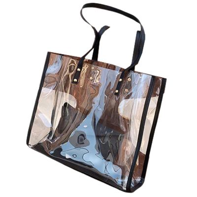 Transparent Bag Women Bag Handbag Fashion PVC Clear Bag High Quality Handbags Feminina Bucket Crossbody