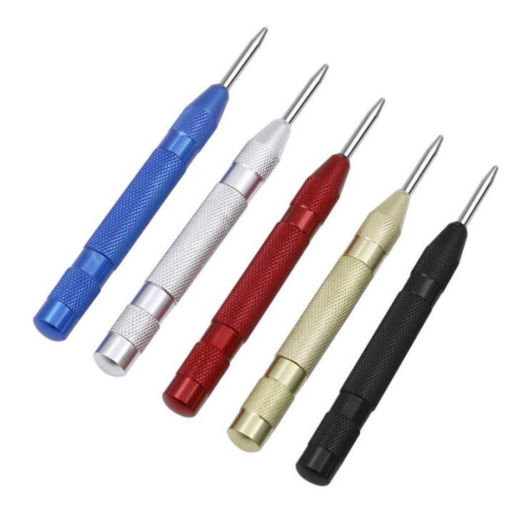 5-inch-automatic-center-pin-punch-spring-loaded-marking-starting-holes-tool-high-speed-steel-automatic-centre-punch-dot-punch