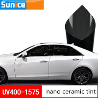 SUNICE Car Window Tint Home Tinting Black Glass Sticker Film 60" x 40" Sun Shading Car Back Rear Side Windows 100 UV Proof