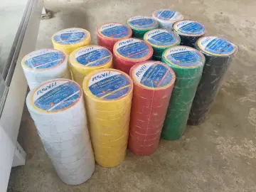 Colored PVC Shrink Wrap Rolls - Red, Green, and Yellow